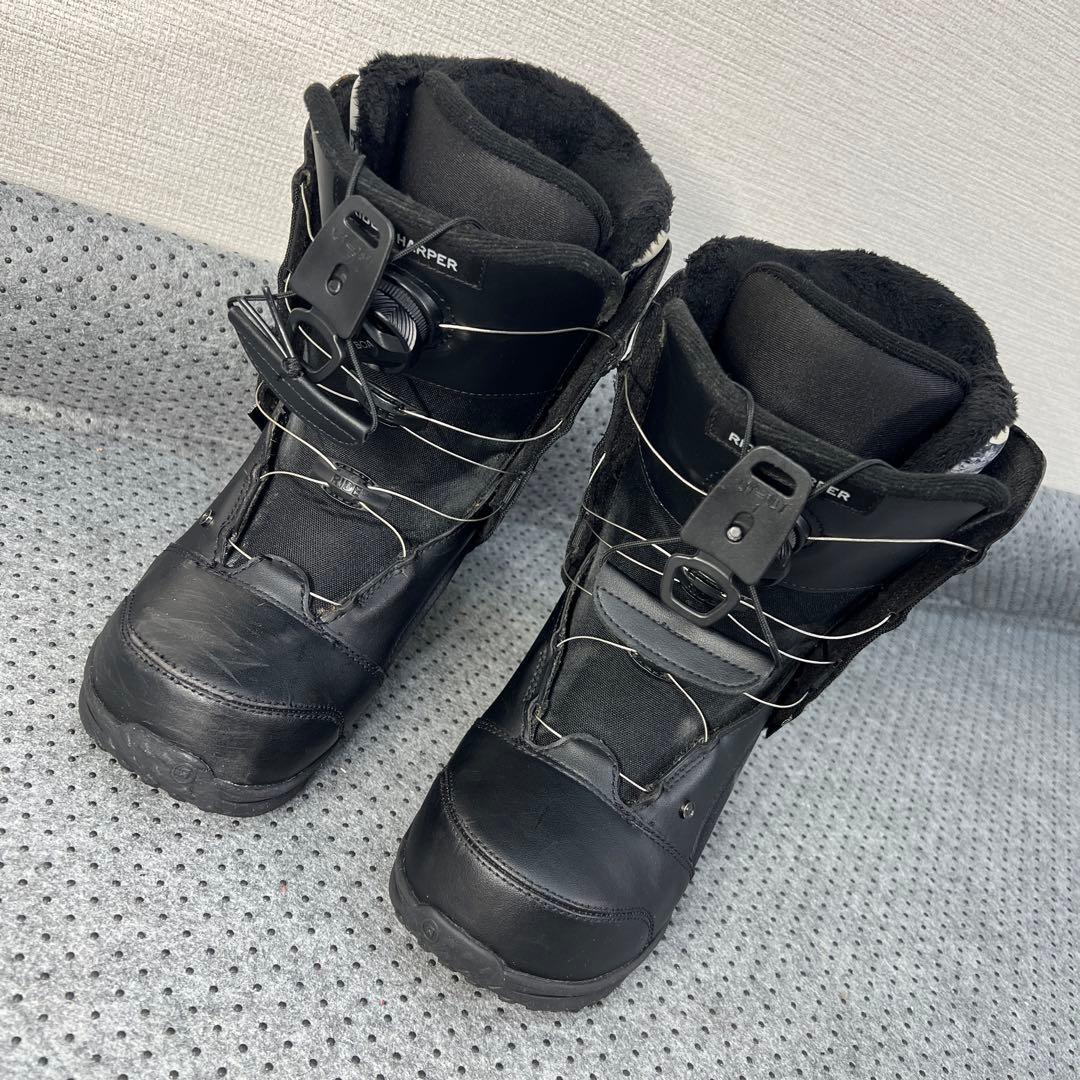 5回使用 23.5cm RIDE×HARPER BOA スノーボードブーツ