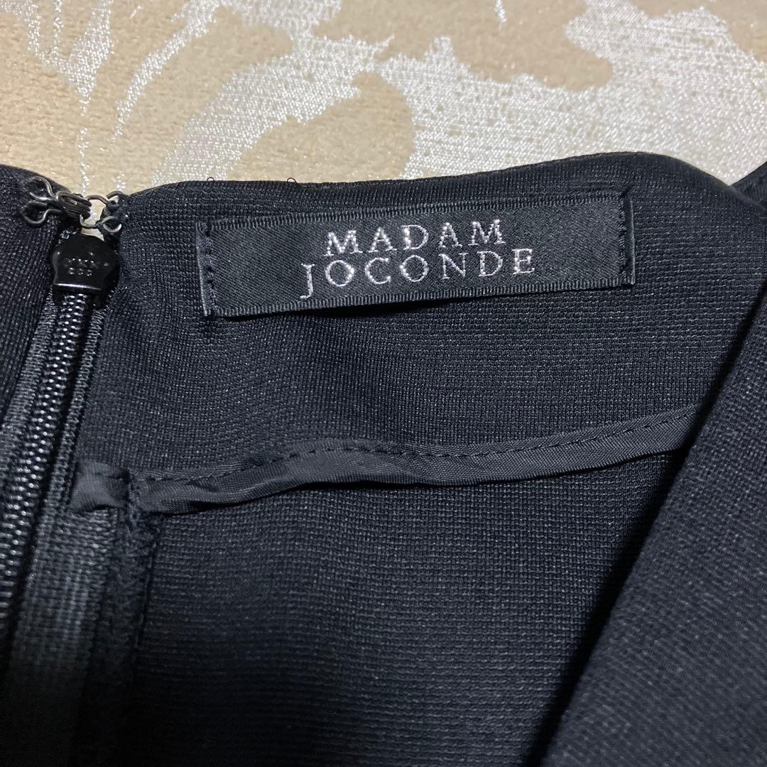 週末限定お値下げ❣️マダムジョコンダ黒カシュクールワンピース40