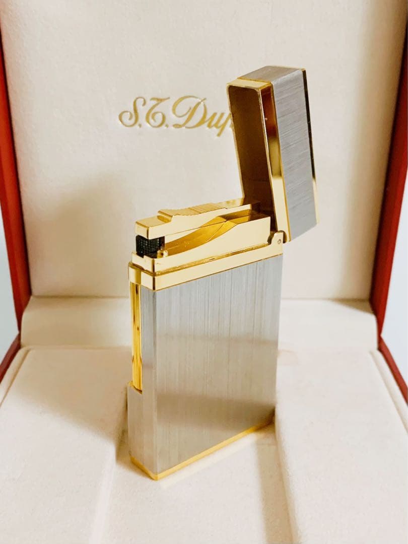 S.T.Dupont デュポン ガスライター ライン2 ヘアライン 16841