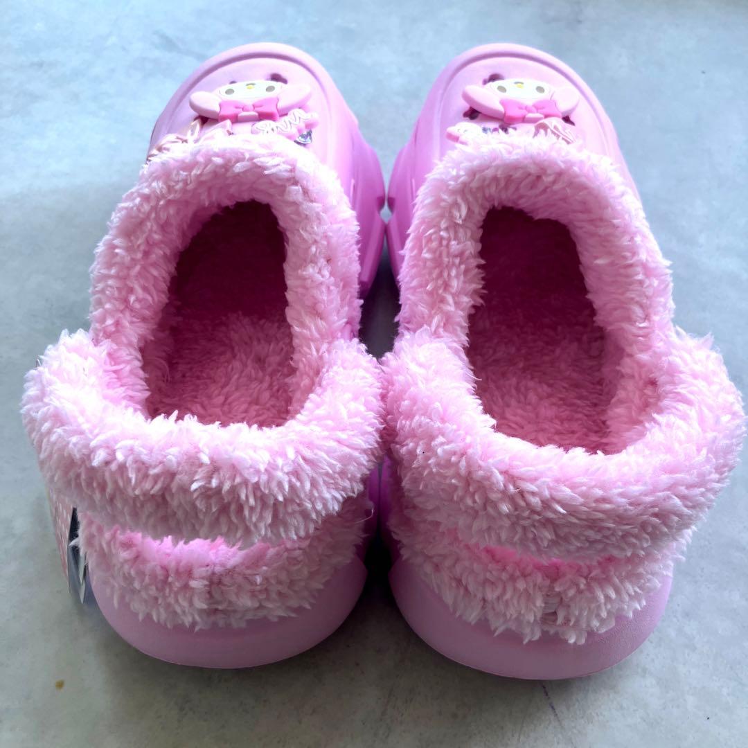 マイメロディ ボア付きサンダル クロックス風 Mサイズ ドンキ - メルカリ