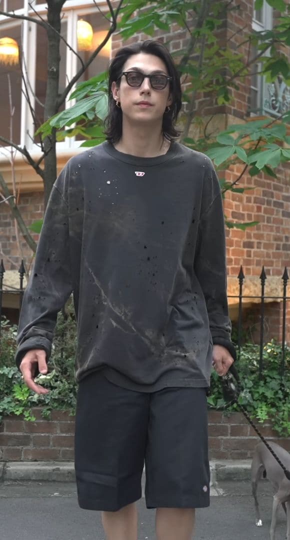 モーガン蔵人さん着用 DIESEL T-Crane-Ls-N2 ロンT XL - メルカリ