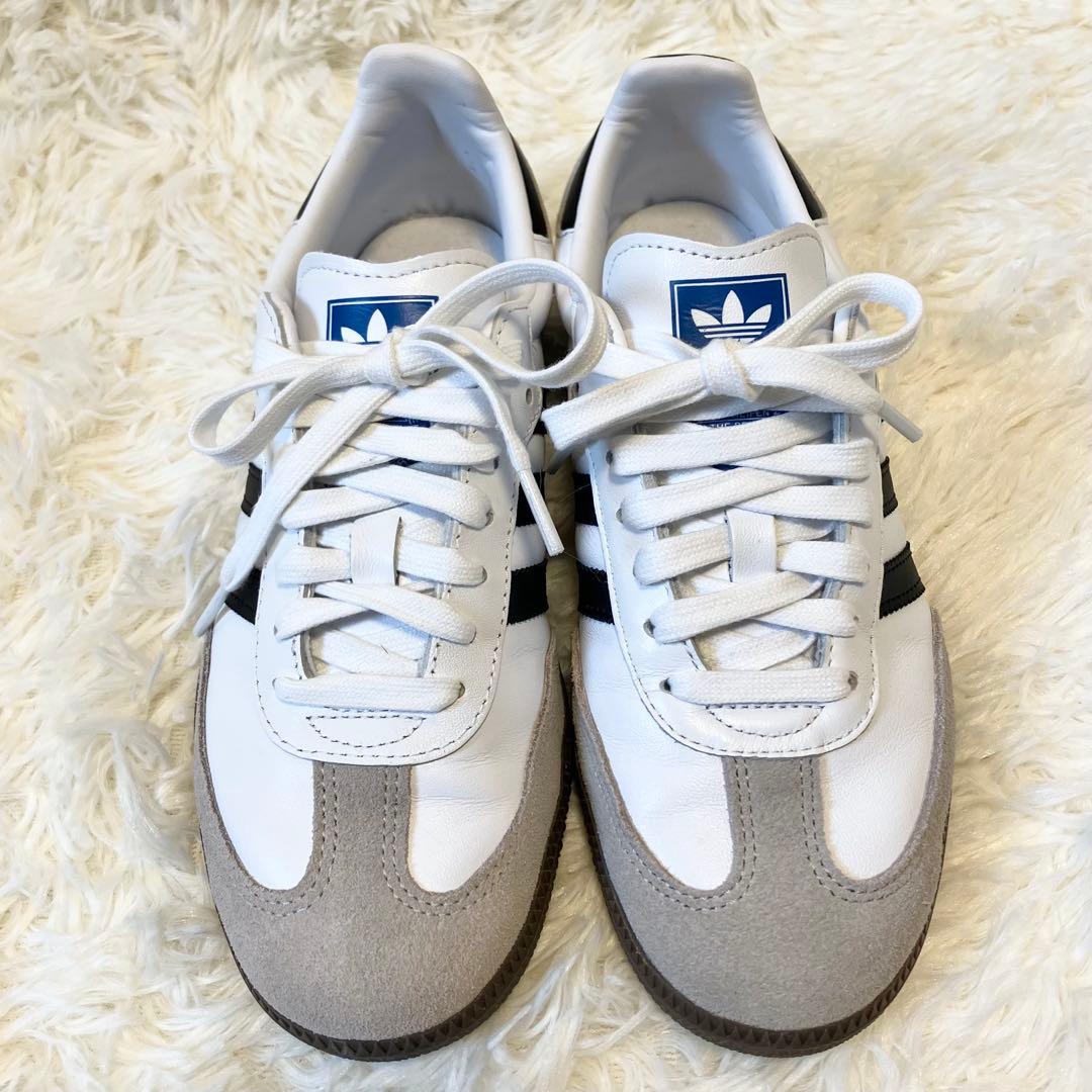 【ほぼ未使用】adidas SAMBA OG サンバ ホワイト 24.5cm