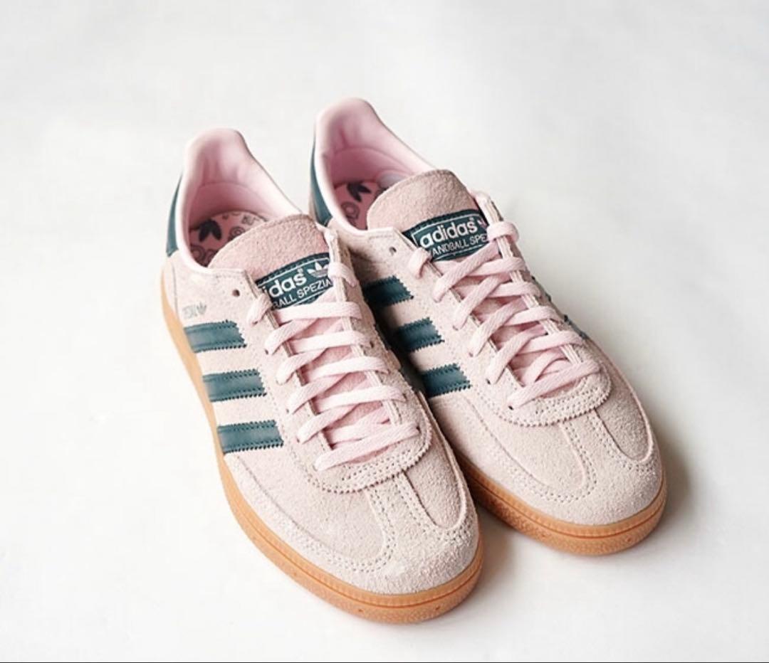 アディダス オリジナルス　HANDBALL スニーカー　ピンク　23.5 adidas（アディダス） スニーカー ハンドボール スペツィアル