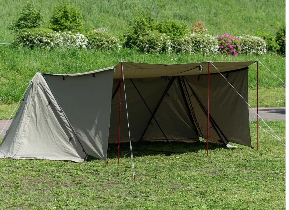 FIELDOR パップテント TC 450　サイドシート付 FIELDOOR（フィールドア） | パップテント TC 320/450用サイドシート