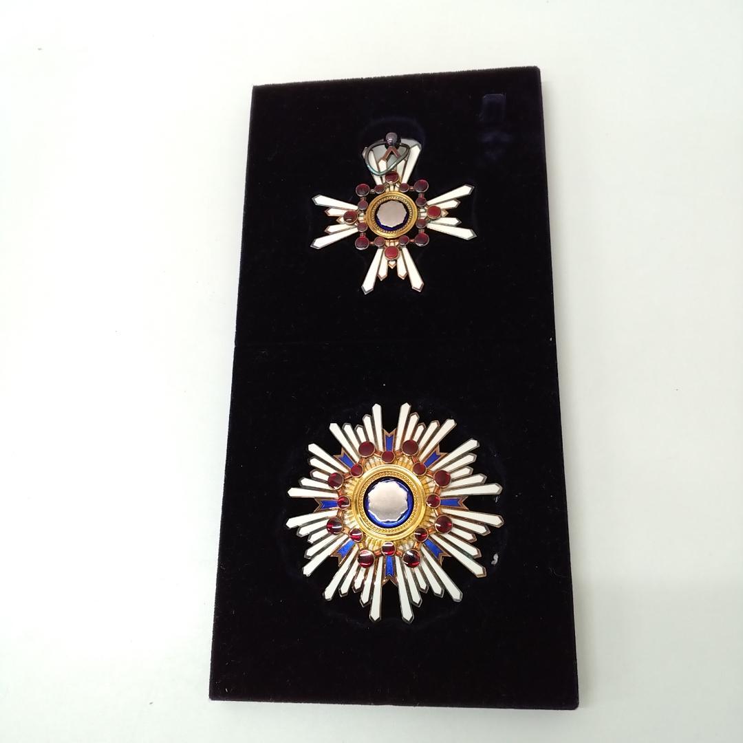 若《PRUMM》勲章　勲一等瑞宝章　共箱付