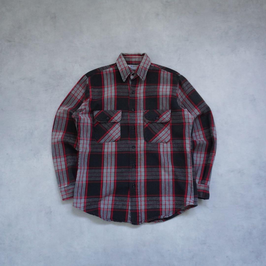 80s】FIVEBROTHERファイブブラザー ネルシャツ USA製 M - メルカリ