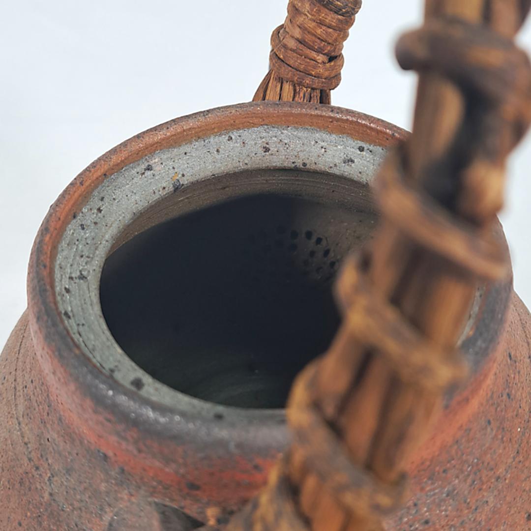 森岡成好作「土瓶」/陶器/南蛮焼締 - メルカリ