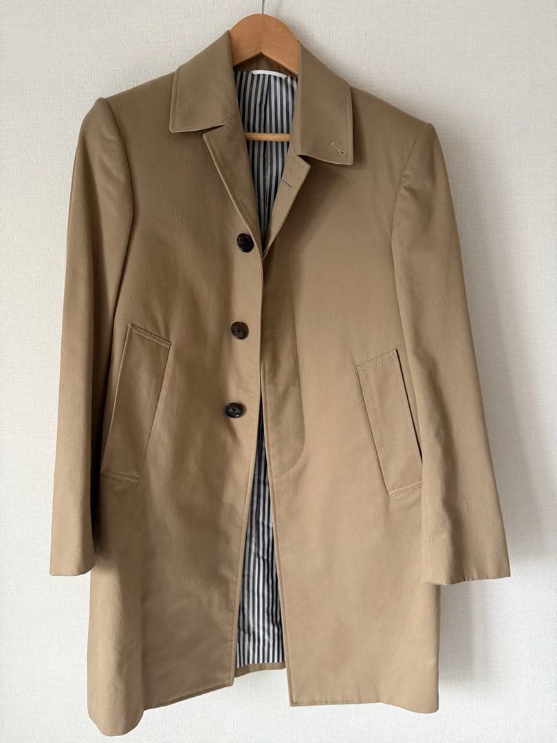 【他社圧倒価格】希少　THOM BROWNE ダブルベンツ　バルカラーコート 年末セール】希少 THOM BROWNE ダブルベンツ バルカラーコート - メルカリ