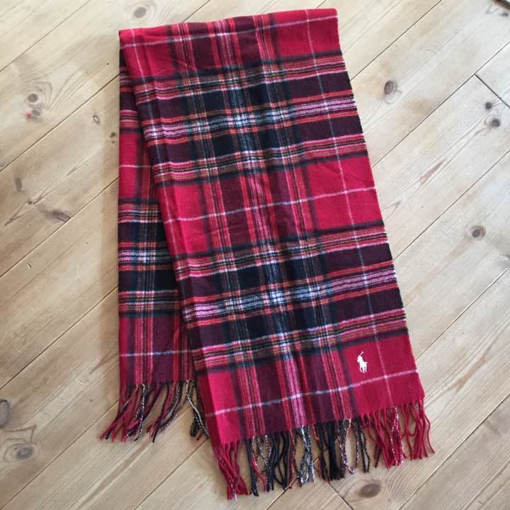 ラルフローレン ホーム ひざ掛け ブランケット 赤 レッド チェック