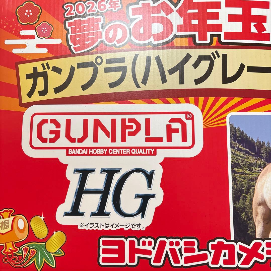 ヨドバシカメラ お年玉箱 2026 ガンプラ ハイグレードの夢 HG 福袋
