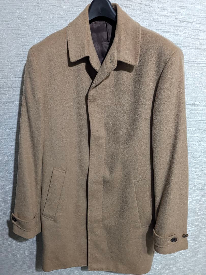 極美品　カシミア100 ポールスミス　ベージュ ステンカラーコート Paul Smith（ポール・スミス） ステンカラーコート コート カシミヤ