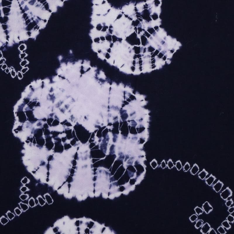 《新品◆しぼり＊浴衣■長尺◆あじさいの花模様◆濃紺◆木綿着物◆UA8-14》