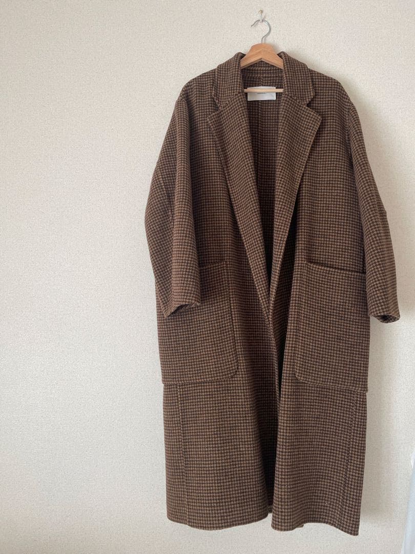 todayful over check coat 36inchi - メルカリ