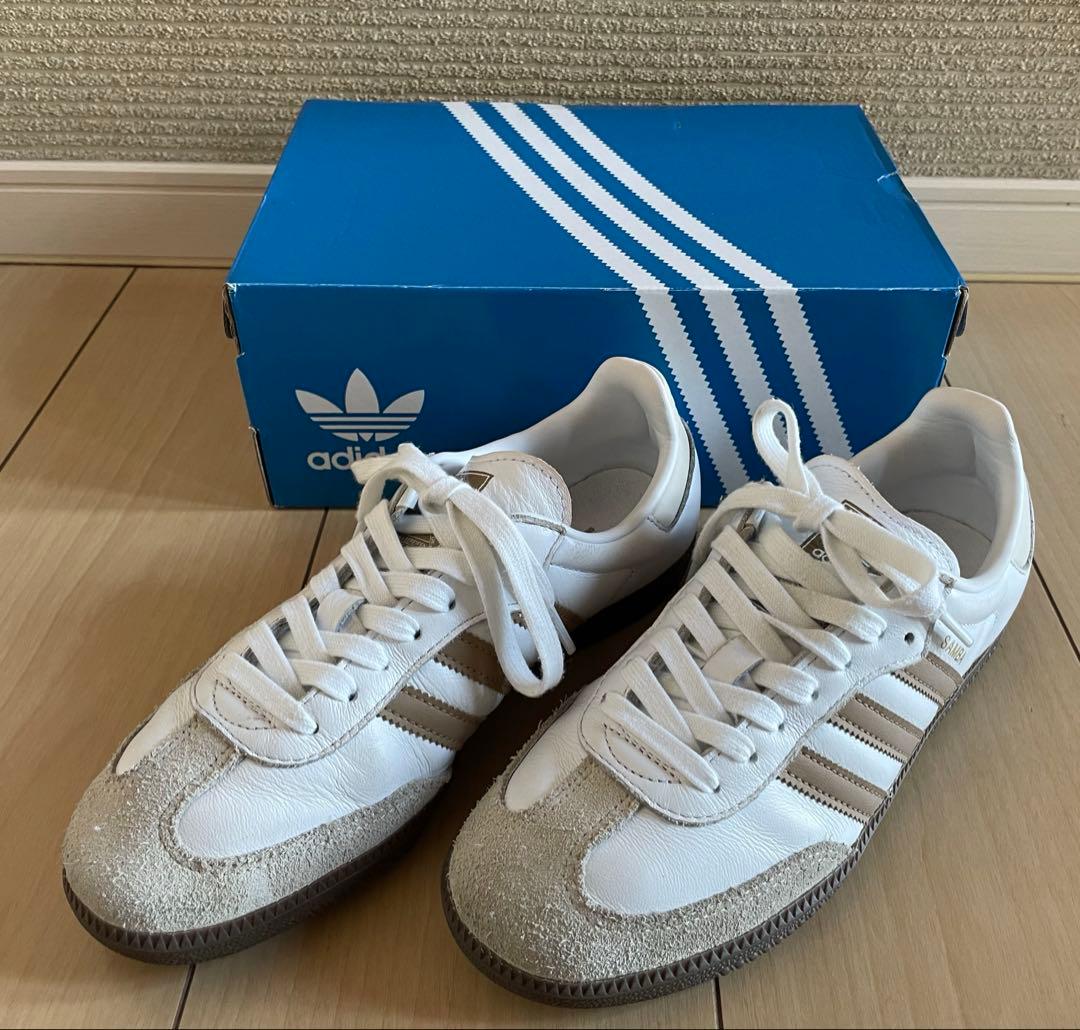 adidas サンバSAMBA OG B75806 ベージュ24.5㎝ adidas Originals Samba OG Cloud White Brown Desert JH8796 Men's