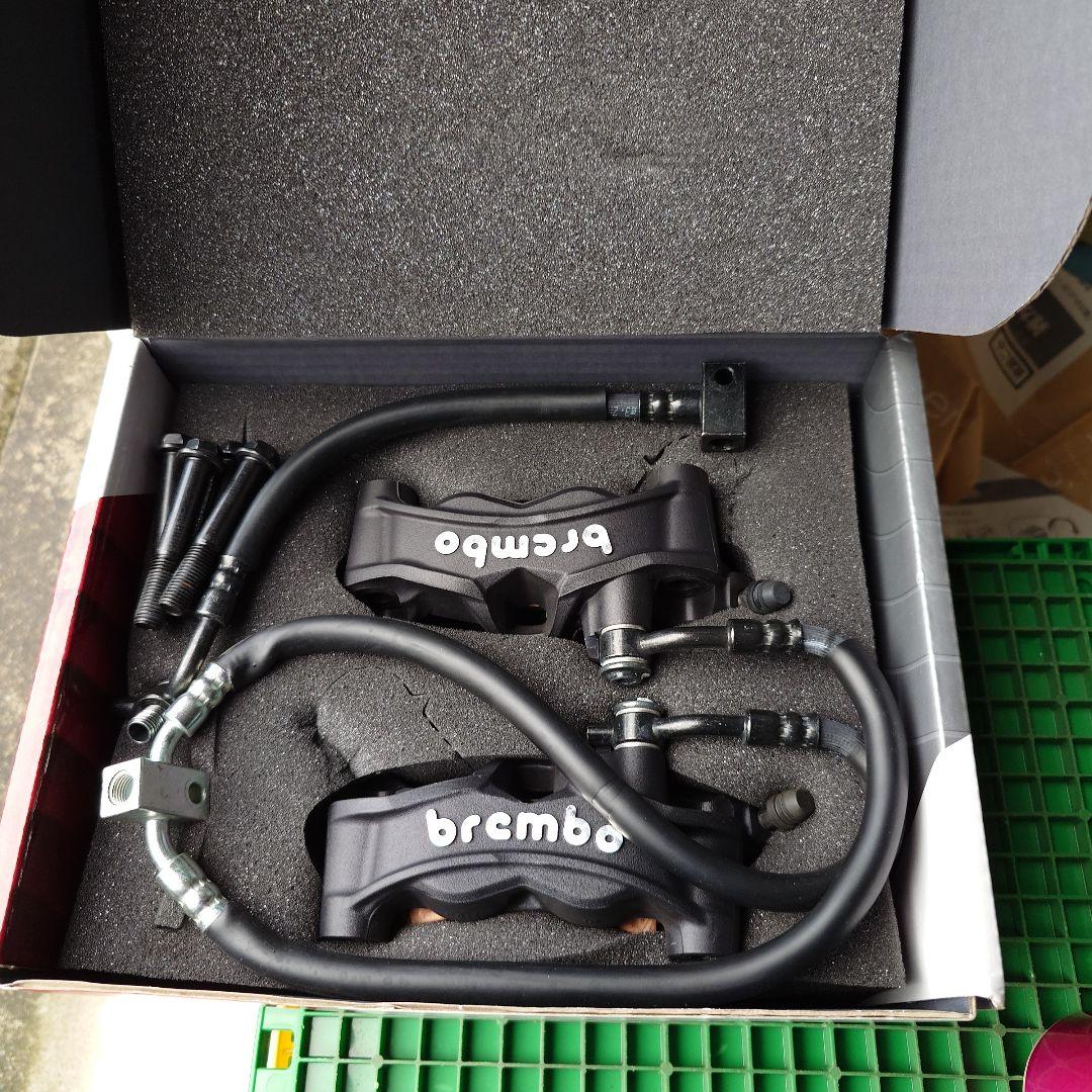 スズキ　新型隼用ブレンボキャリパー2024年式から取り外し SUZUKI HAYABUSA「リアにブレンボキャリパー換装しました