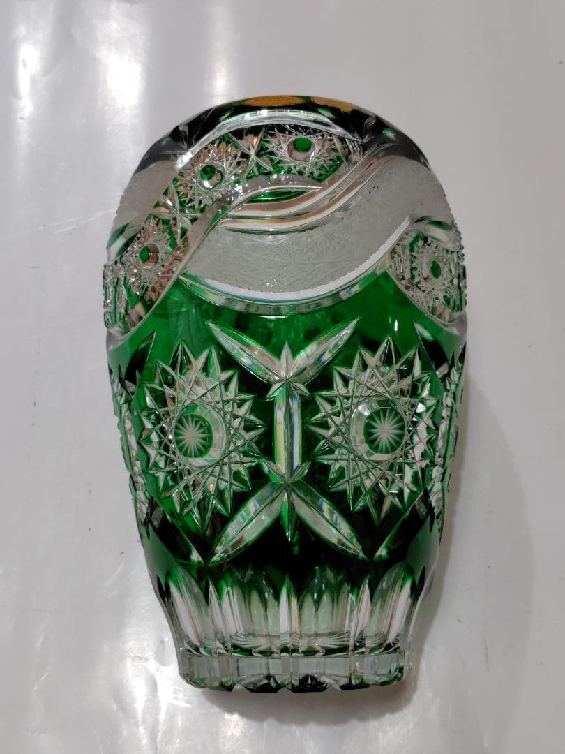 花瓶　ドイツ　hamburg　Echt Bleikristall 花瓶「マイセンフラワー」 | MEISSENER BLEIKRISTALL/マイセン