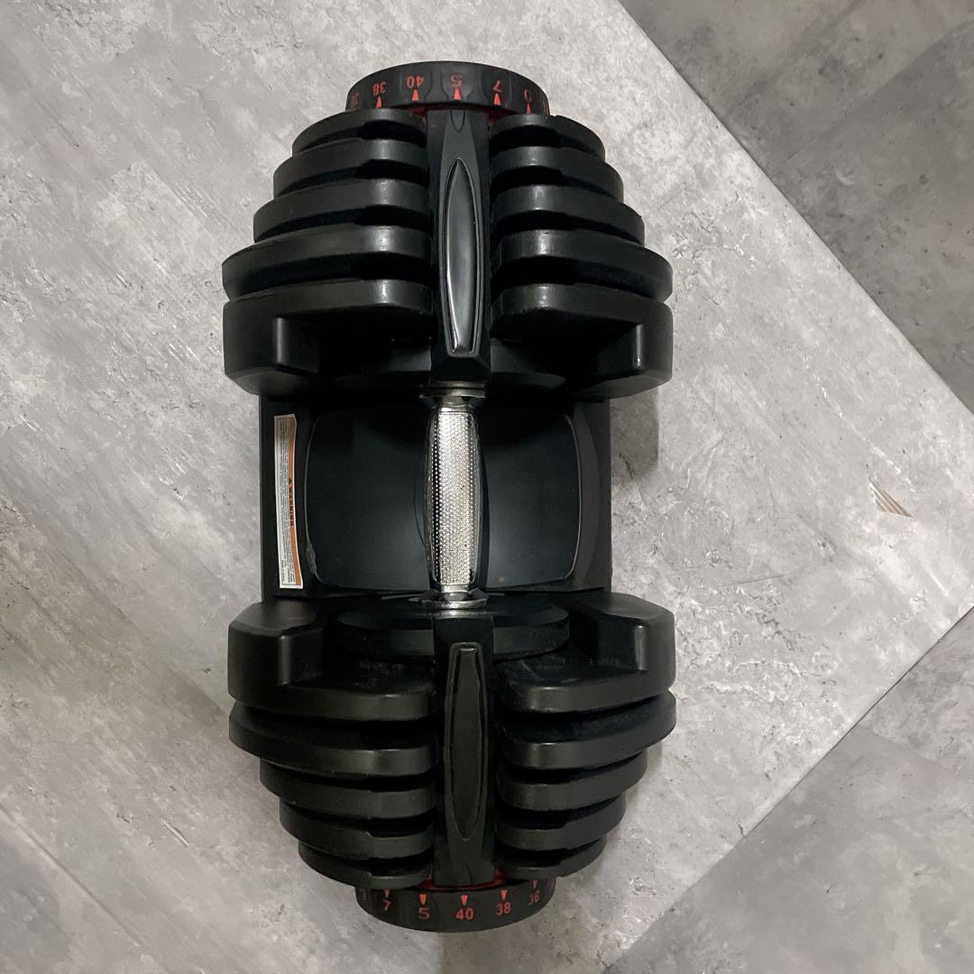 送料込み】可変式ダンベル ダイヤル調整5Kg〜40Kg 筋トレ 単品販売