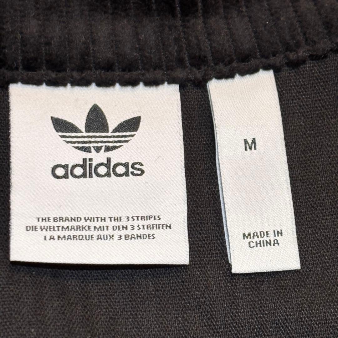アディダスオリジナルス トラックジャケット M ブラック 刺繍ロゴ