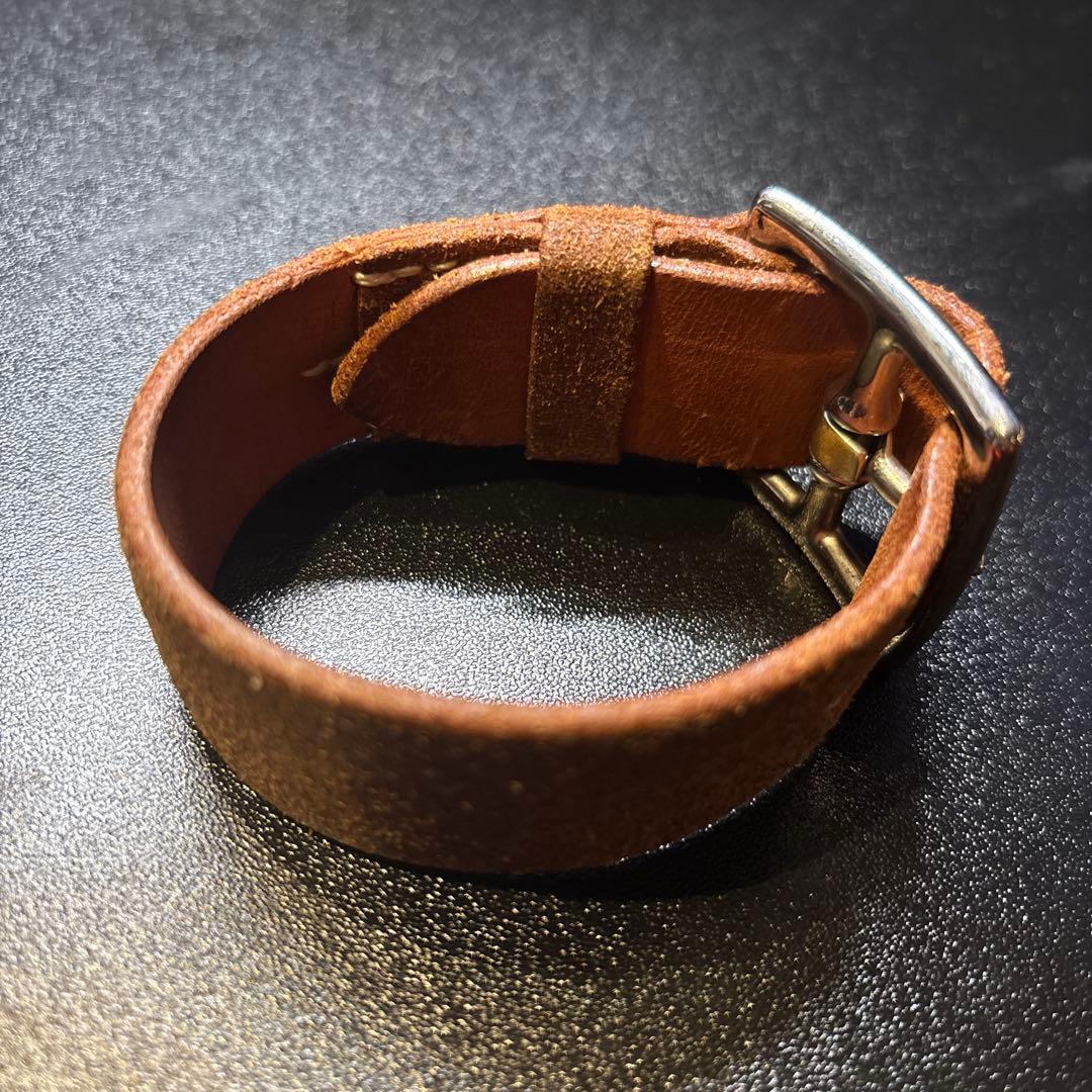 HERMES エトリヴィエール スウェード レザー ブレスレット マルジェラ