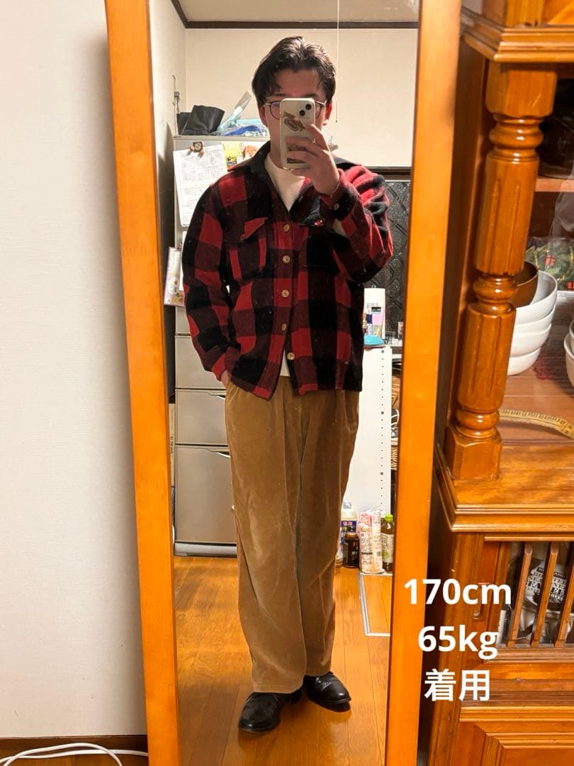 60s L.L.Bean 筆記体タグ ジャケット バッファローチェック