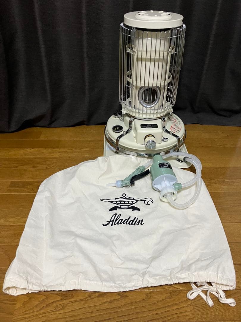 R*3様 【21年製 美品】アラジン　ブルーフレーム　BF3911 ポリカンポン 送料無料)アラジン BF3911-W グリーンウッド 石油ストーブ ブルー