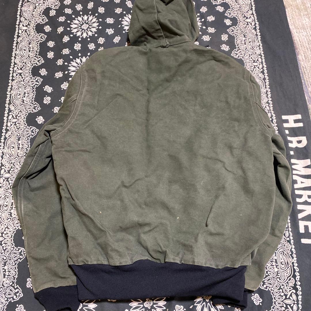 カーハート 星タグ made in USA レアカラー 緑 アクティブジャケット