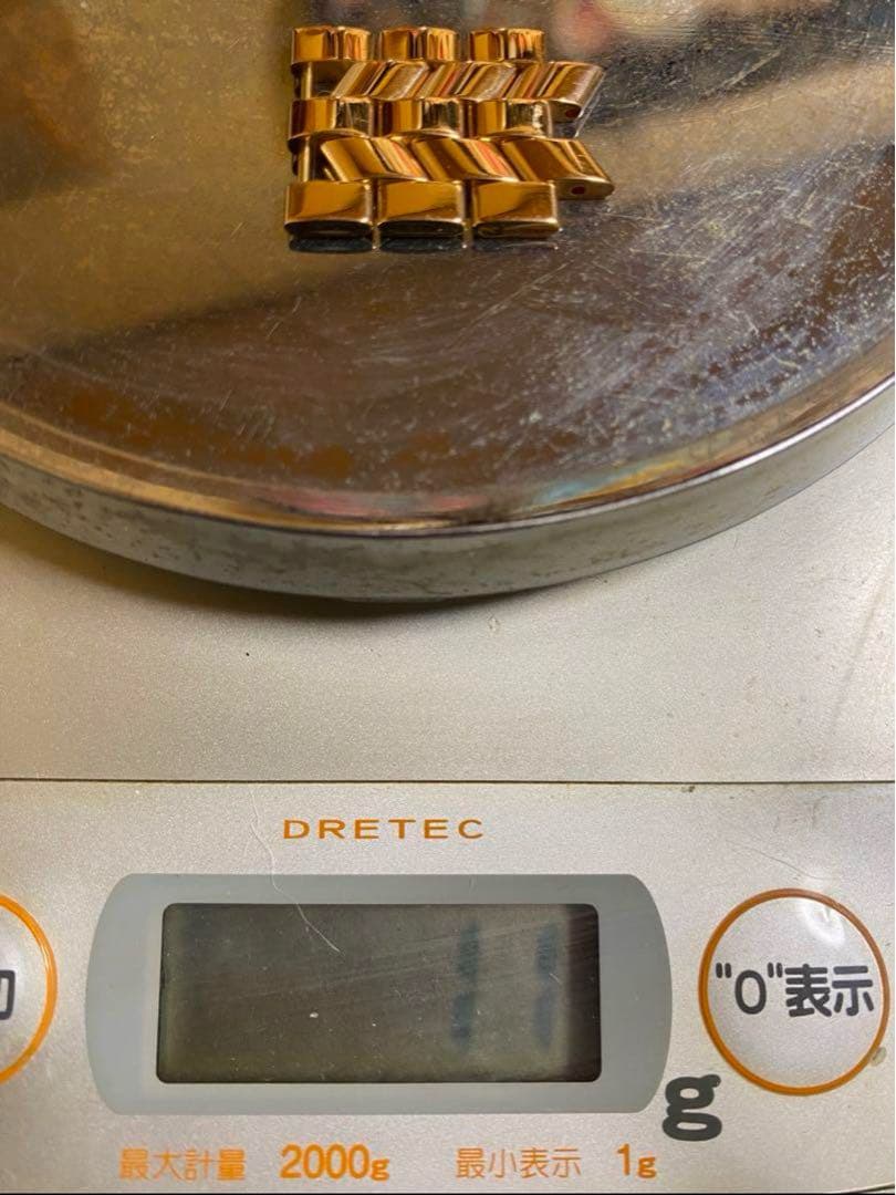 18mm PG フランクミュラー ベルト ピンクゴールド ブレス 純正1 駒