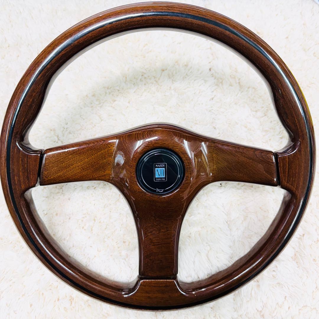 極美品 ナルディ ガラ3 タイプ3 マホガニー ホーンボタン付 マホガニー ナルディ ガラ3 タイプ3 36.5Φ マホガニー 美品 ホーンボタン付 希少