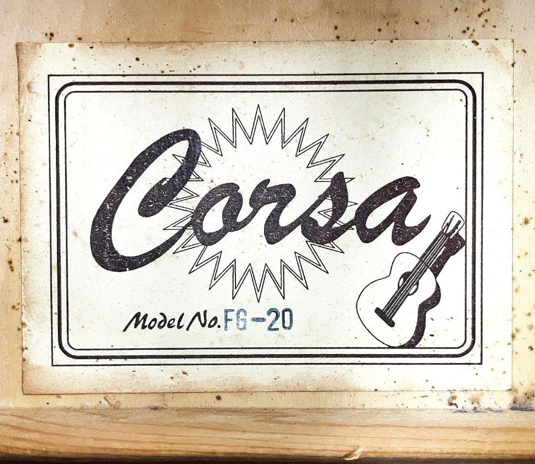 レア Corsa FG-20 コルサ アコースティックギター 低弦高【整備品