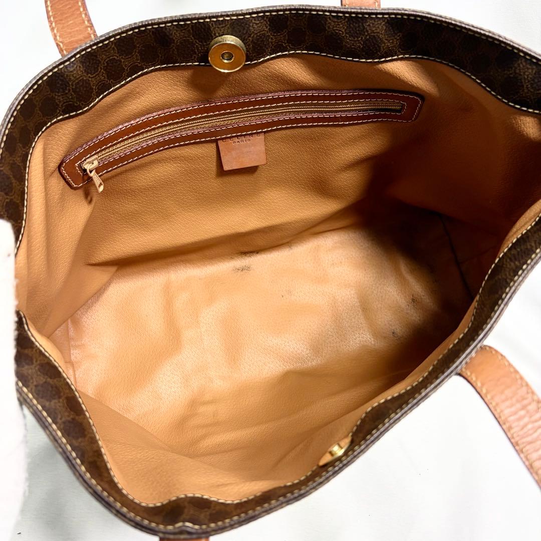 セリーヌ マカダム トートバッグ トリオンフ A4 肩がけ ロゴ 大容量 多