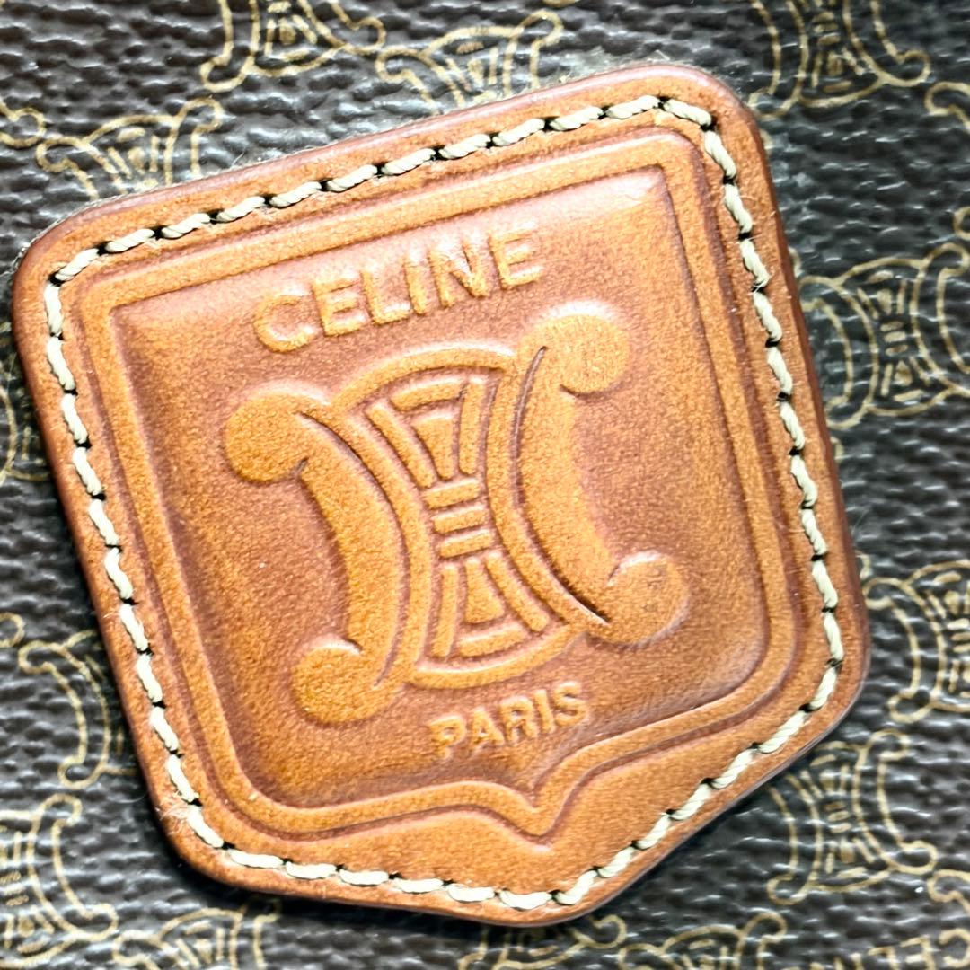 セリーヌ マカダム トートバッグ トリオンフ A4 肩がけ ロゴ 大容量 多