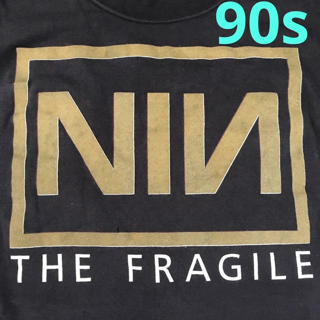 超レア ユーロ ナインインチネイルズ nine inch nails ロンT - メルカリ