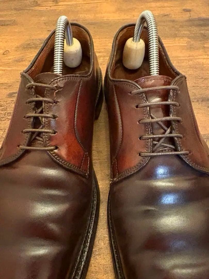 土日限定値下げ】 Alden 990 コードバン プレーントゥ ブラウン 9D