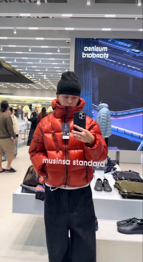 かつき君着用　MUSINSA standard ダウン　M MUSINSA公式 | MUSINSA STANDARD デイリープファーショートダウン