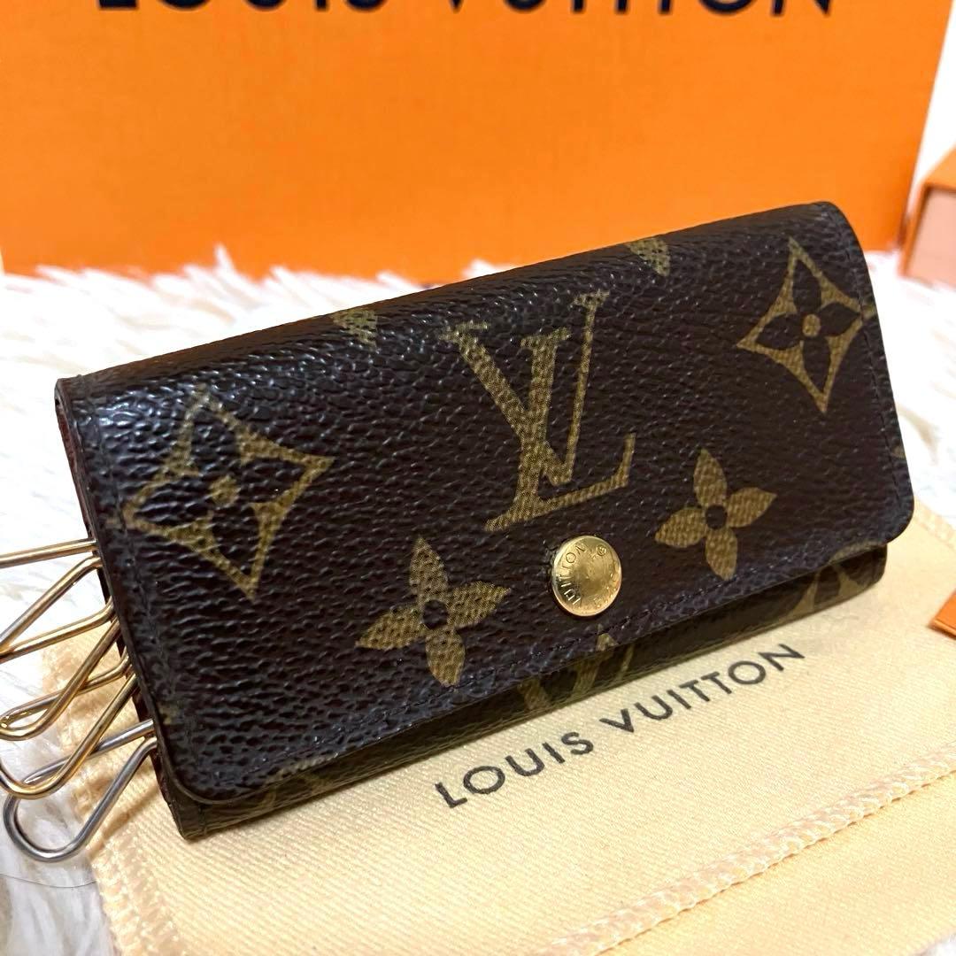 ルイヴィトン＊4連キーケース モノグラム ゴールド金具 楽天市場】【10%OFF】 ルイヴィトン キーケース 4連 ミュルティクレ4