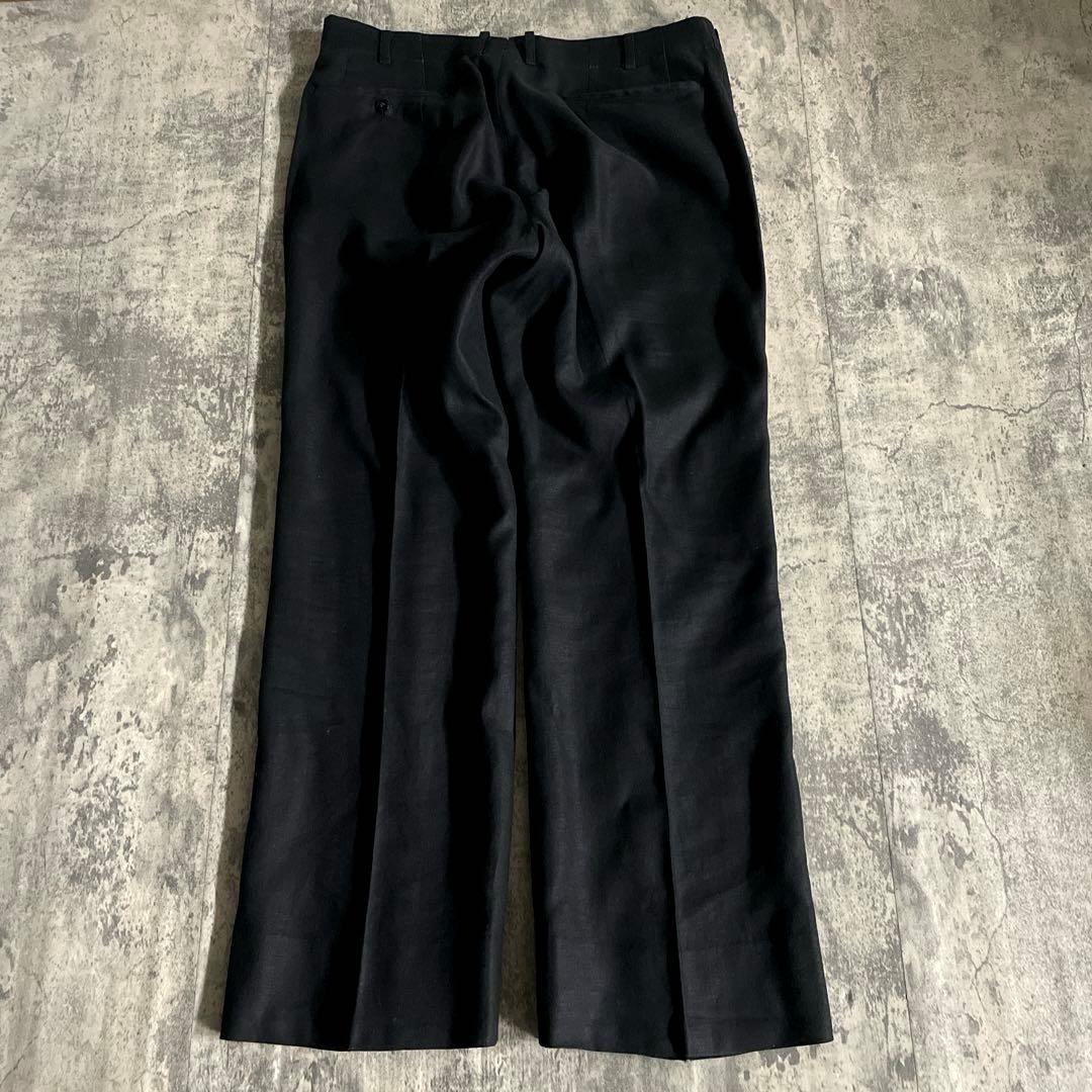 最高級 リネンブレンド ウール dunhill ダンヒル ダブルブレストスーツ