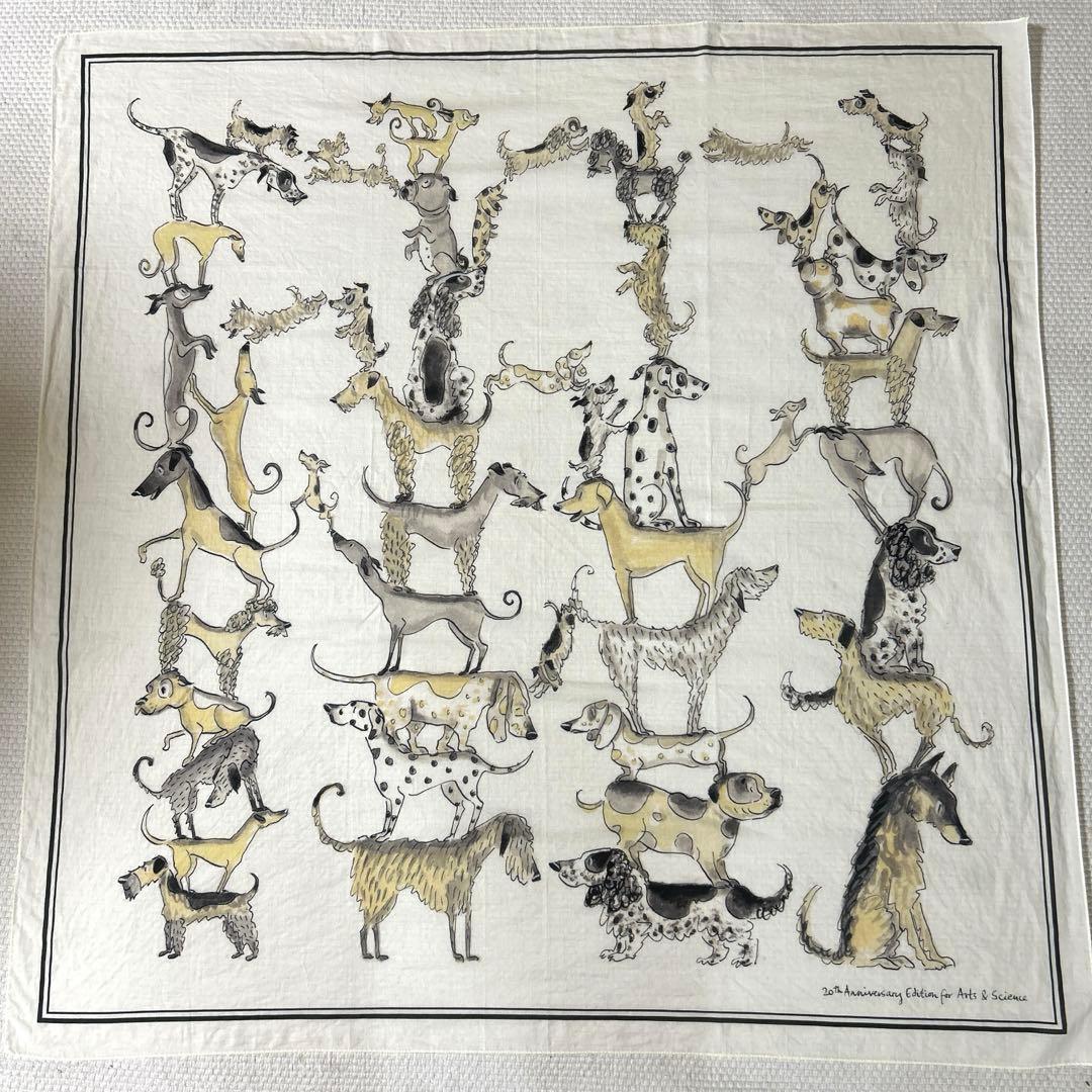 ARTS&SCIENCE DOMENICA MORE GORDON スカーフ BRAND: Domenica More Gordon for A&S ITEM: Flat Handkerchief M