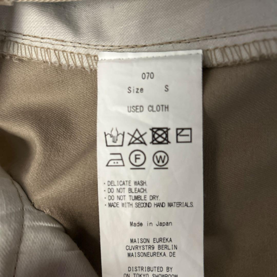 MAISON EUREKA メゾンエウレカ リメイクチノパンツ S MAISON EUREKA