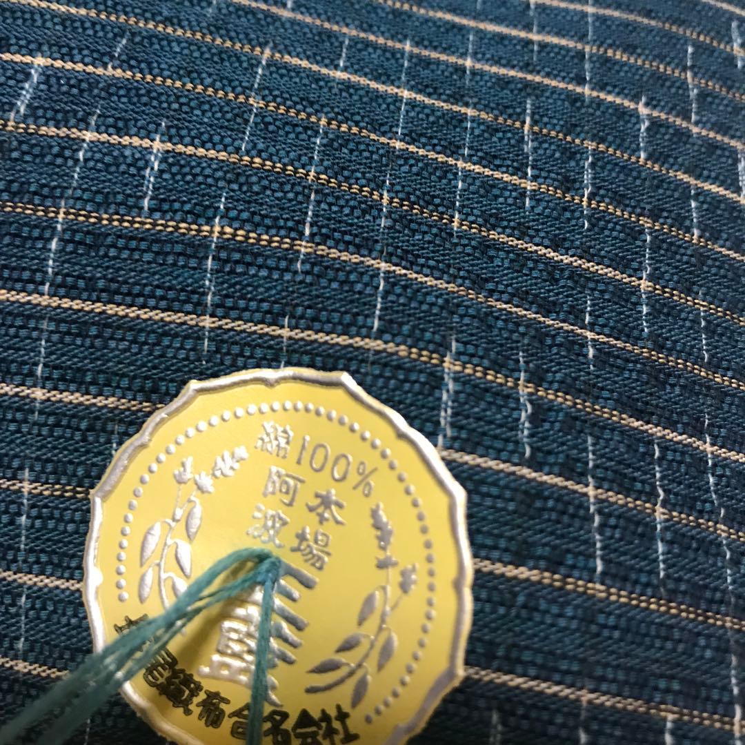 無形文化財 阿波正藍染 しじら織 反物 - メルカリ
