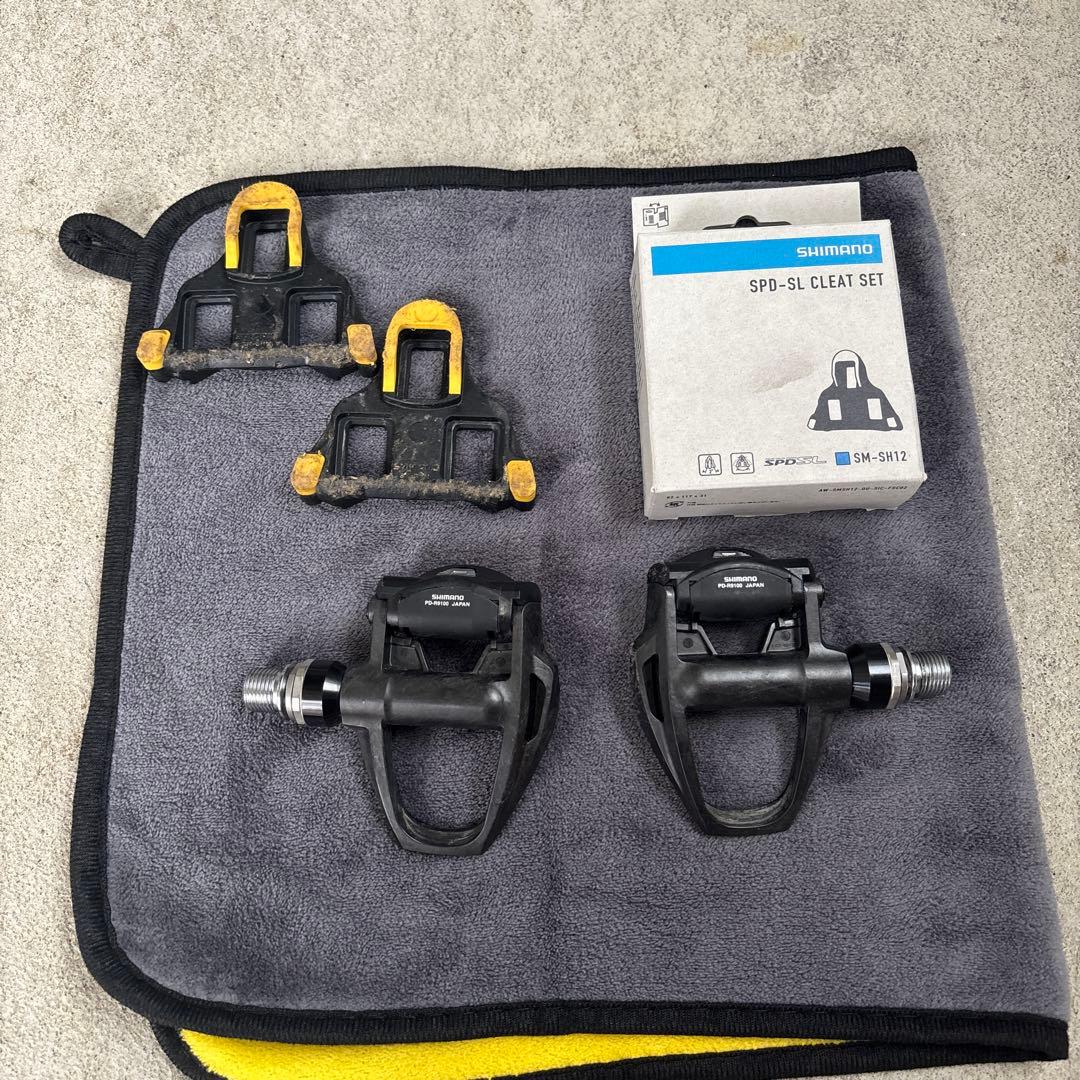Shimano SPD-SLクリートセット ビンディングペダル PD-R9100 - メルカリ
