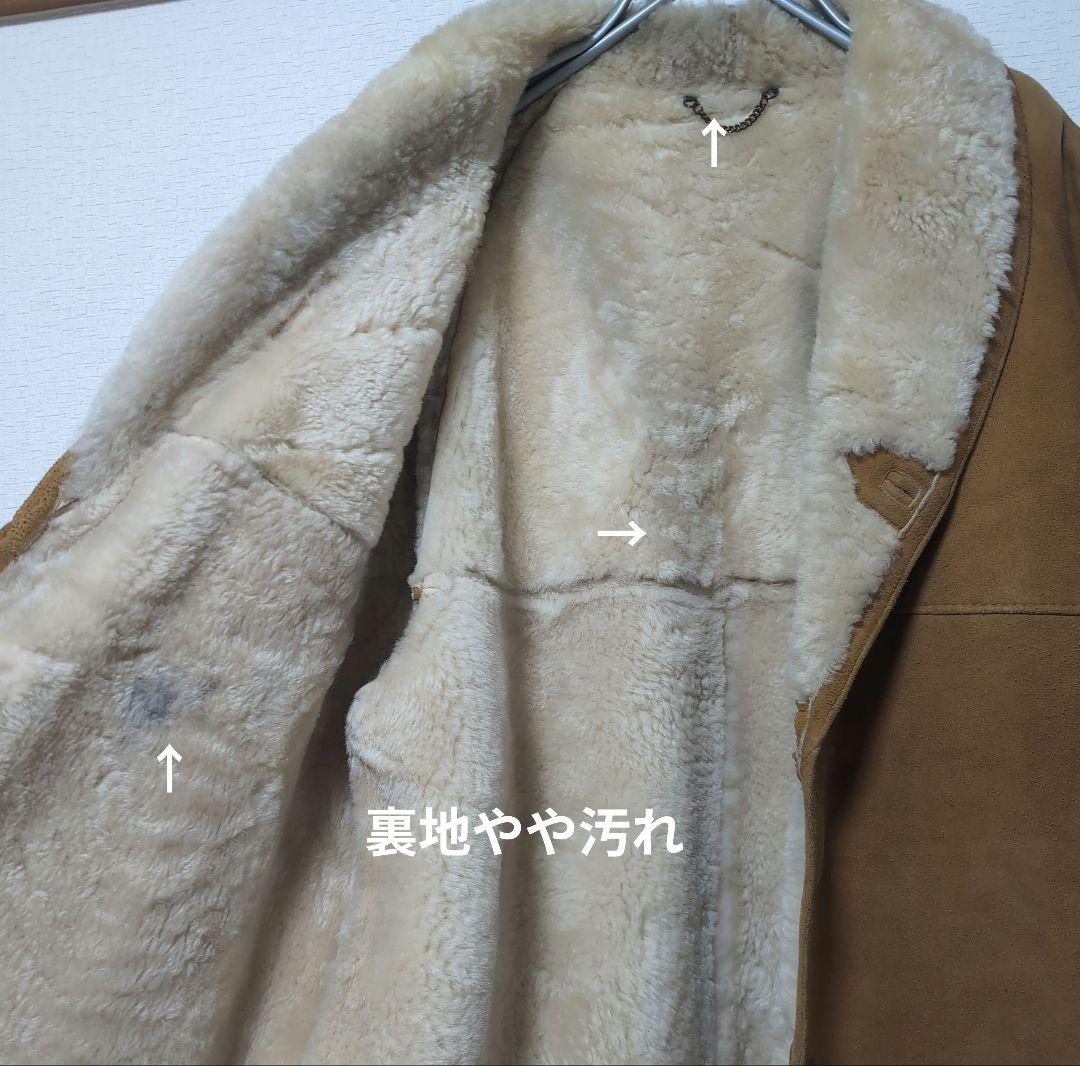 J.J.Malone ムートンコート ラムスキン ボア 英国製 90s XL