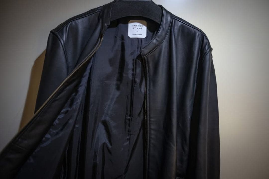 限定値下げ【美品】UNITED TOKYO ラムレザージャケット Lサイズ - メルカリ