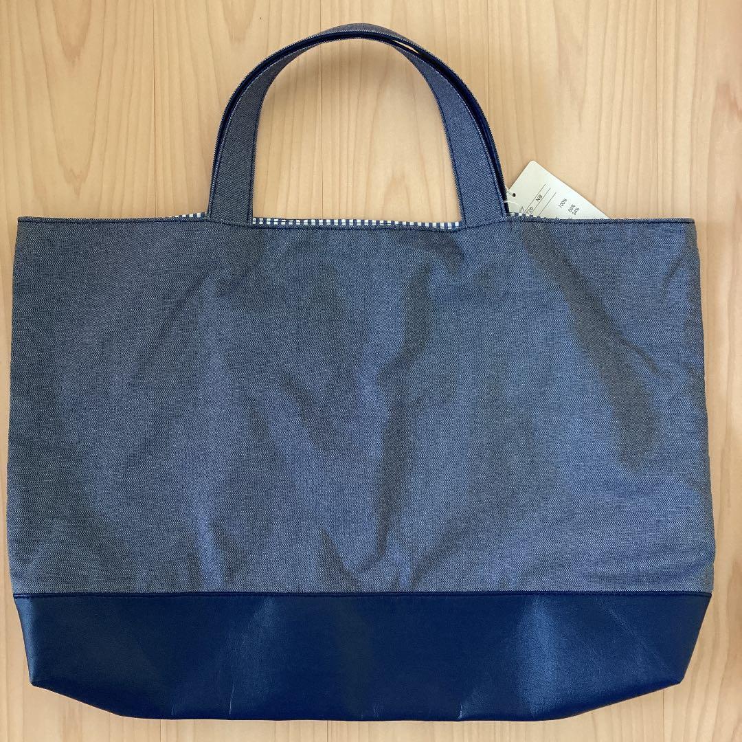 新品未使用 familiar ファミリア 神戸限定 デニムトートバッグ - メルカリ