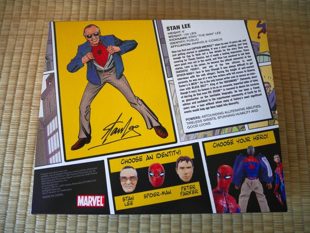 直筆サイン付美品]マーベルレジェンド スタンリー 2007コミコン限定