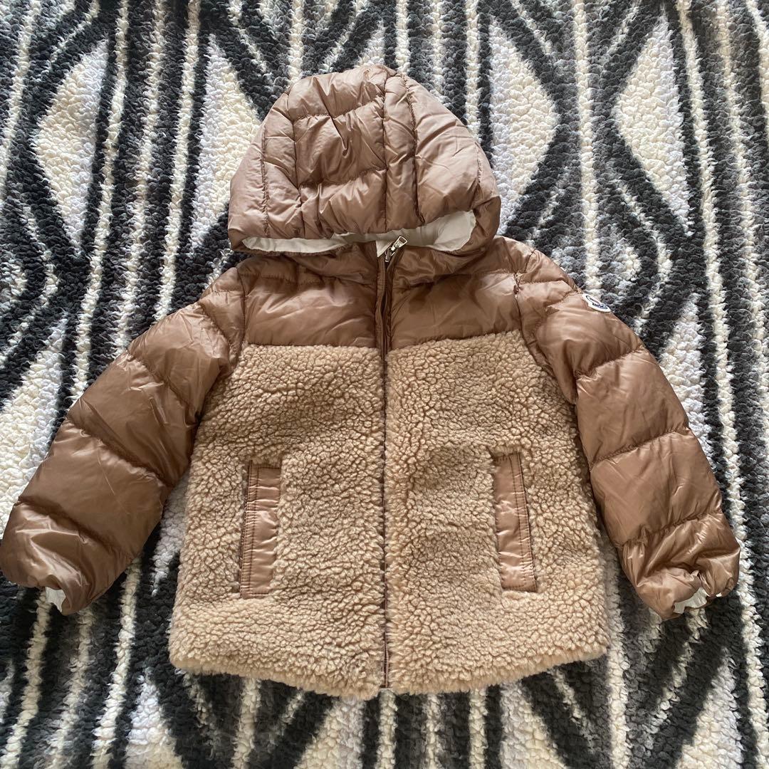 MONCLER フード付きボアダウンジャケット MONCLER】モンクレール THYMELEE GIUBBOTTO ダウンジャケット ナイロン