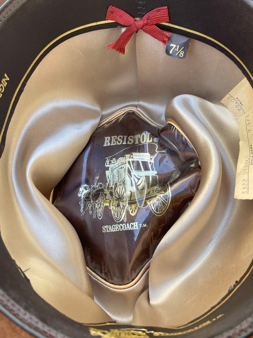 もっち様専用Resistol ビンテージハット キャメルブラウン - メルカリ