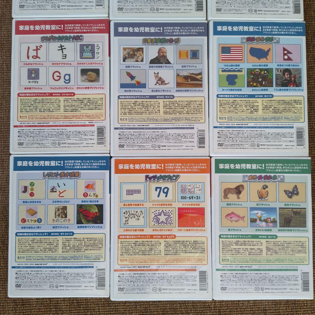 秀逸フラッシュ 星みつる式才能教育DVD 9枚セット 中古品 - メルカリ