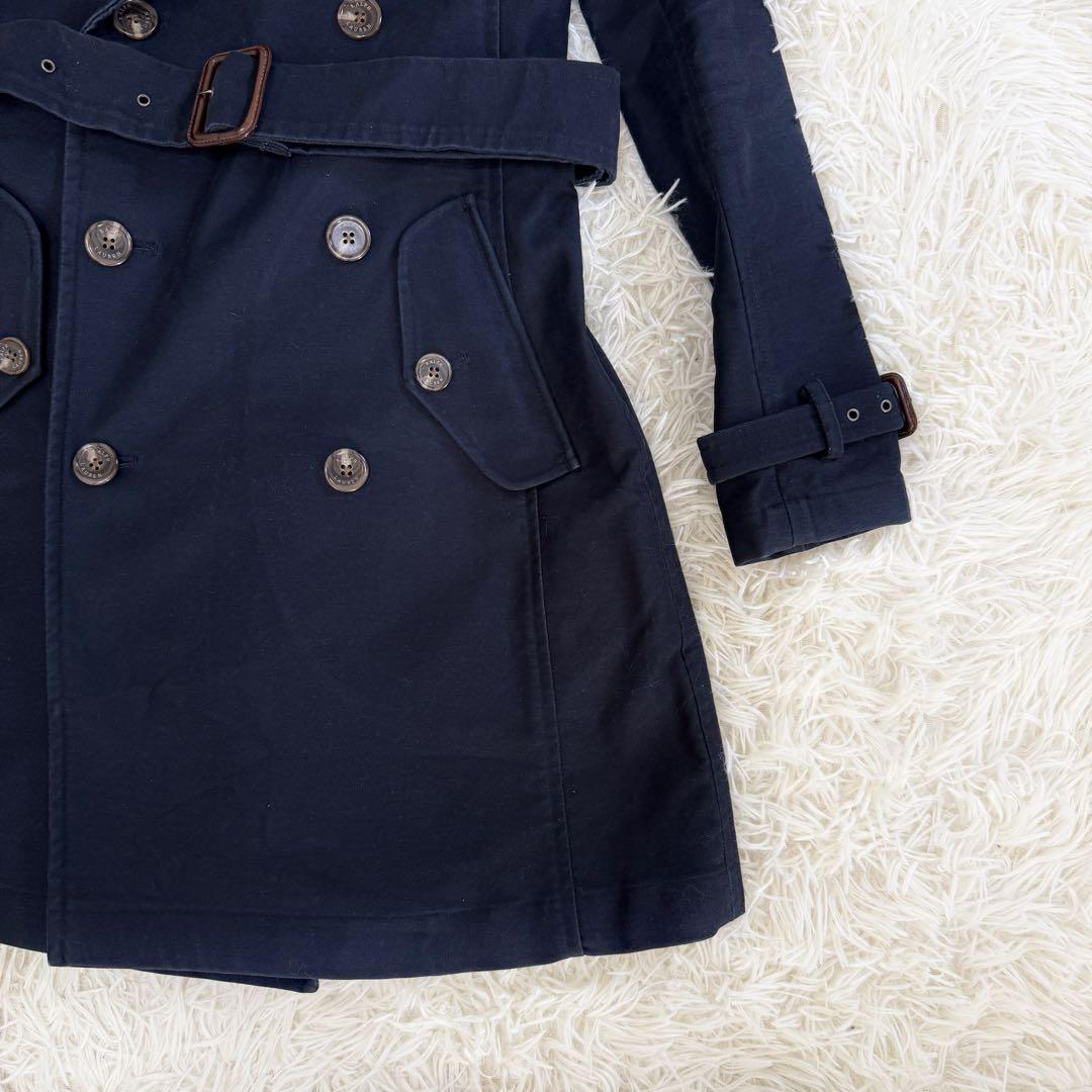 RALPH LAUREN】ラルフローレン トレンチコート ネイビー ベルト付