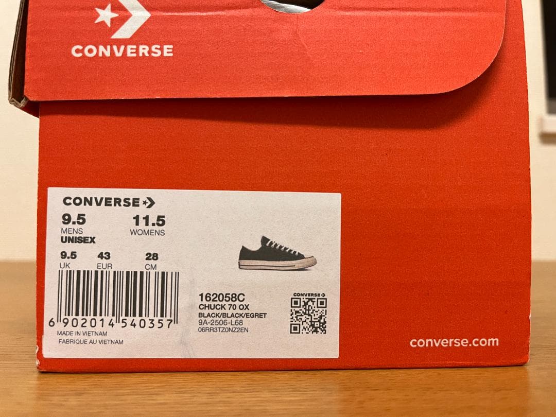 CONVERSE CT70 28.0cm【新品未使用】（ブラック）