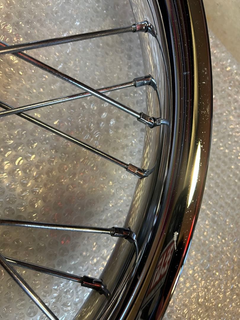 ハーレー 2007 FXSTC 純正スポークホイール 21インチ 2.15J